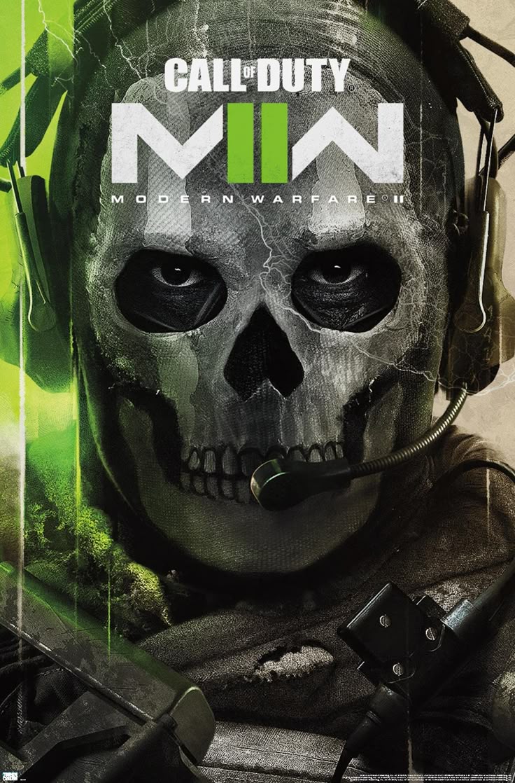 Call of Duty MW2 Poster | FPS Game Wall Art