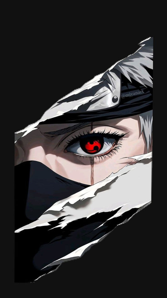 Kakashi Sharingan Eye Poster | Naruto Anime Wall Art