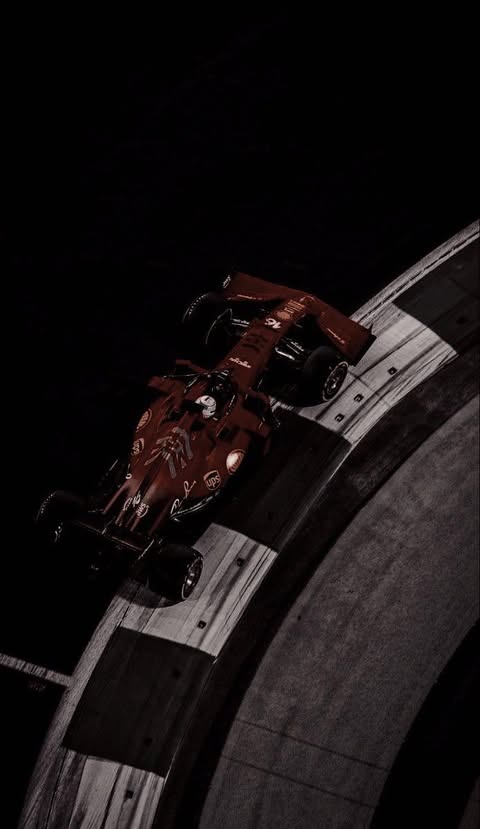 Formula Racing Minimal Poster | Dark Motorsport Wall Art