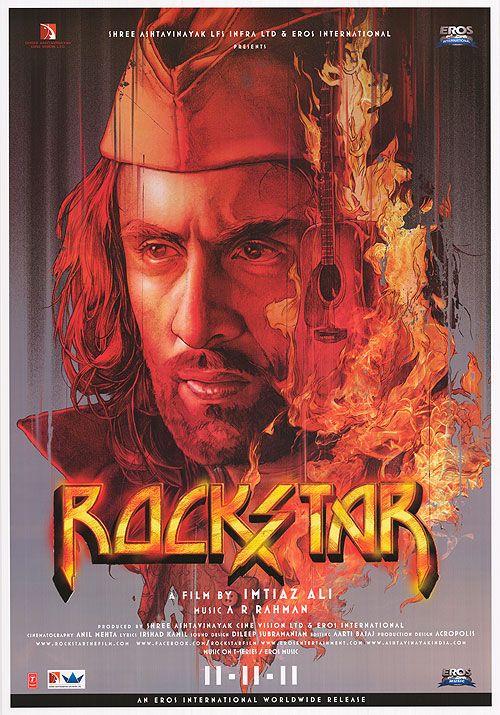 Rockstar Movie Poster | Ranbir Kapoor Music Film Art