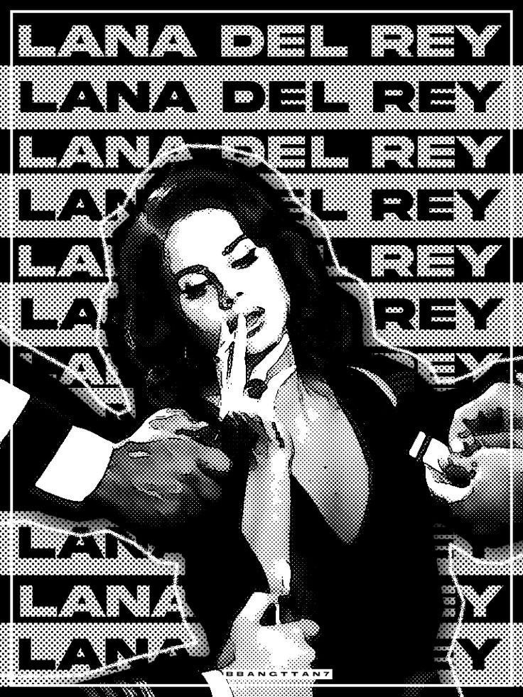 Editorial Music Poster | Lana Del Rey Inspired Wall Art