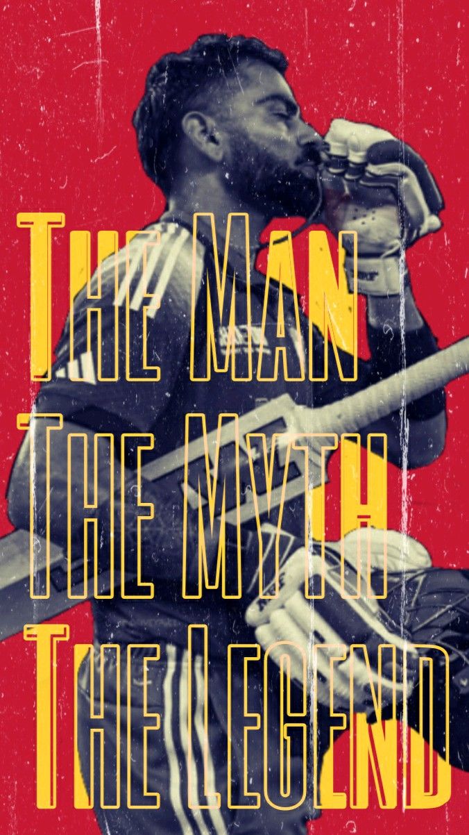 Cricket Legend Motivation Poster | The Man The Myth Wall Art