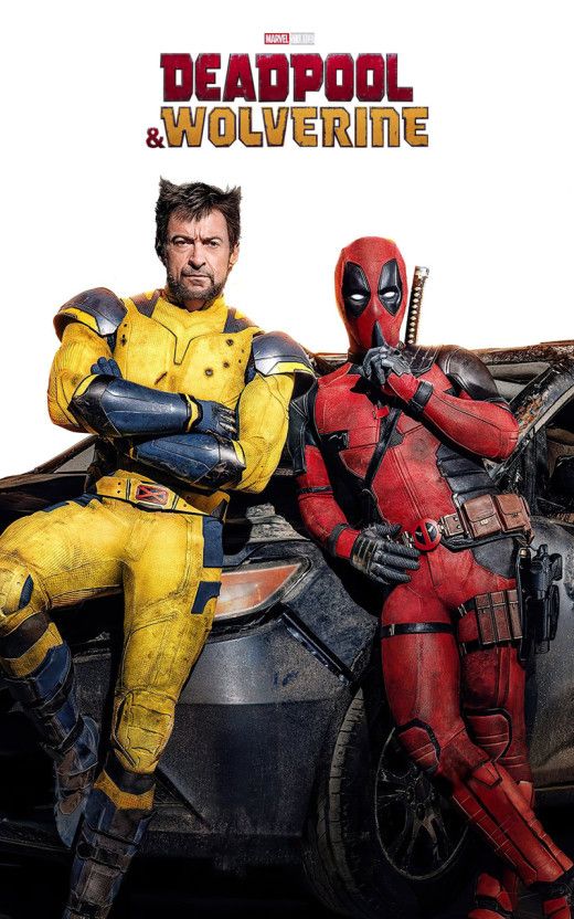 Marvel Superhero Duo Poster | Deadpool & Wolverine Inspired Wall Art