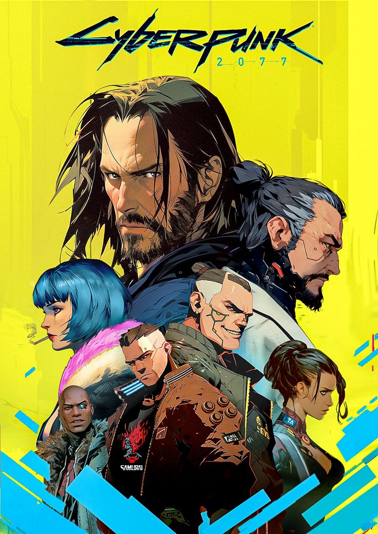 Cyberpunk 2077 Poster | Video Game Wall Art