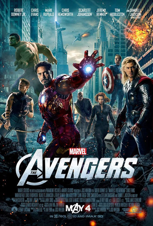 Avengers Poster | Superhero Movie Wall Art