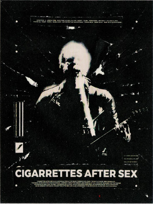 Dream Pop Music Poster | Cigarettes After Sex Inspired Wall Art