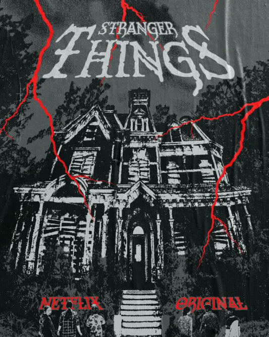 Stranger Things Hawkins House Poster | Horror Aesthetic Wall Art